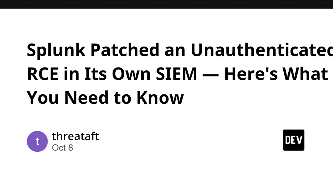 Splunk patches unauthenticated RCE in its own SIEM