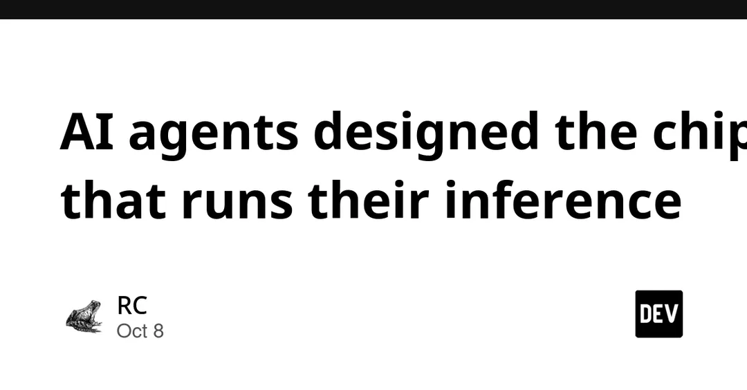 openTPU: AI agents designed the chip that runs their inference