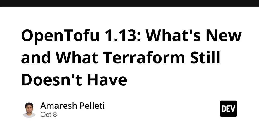 OpenTofu 1.13 adds official Windows ARM64 support and state encryption