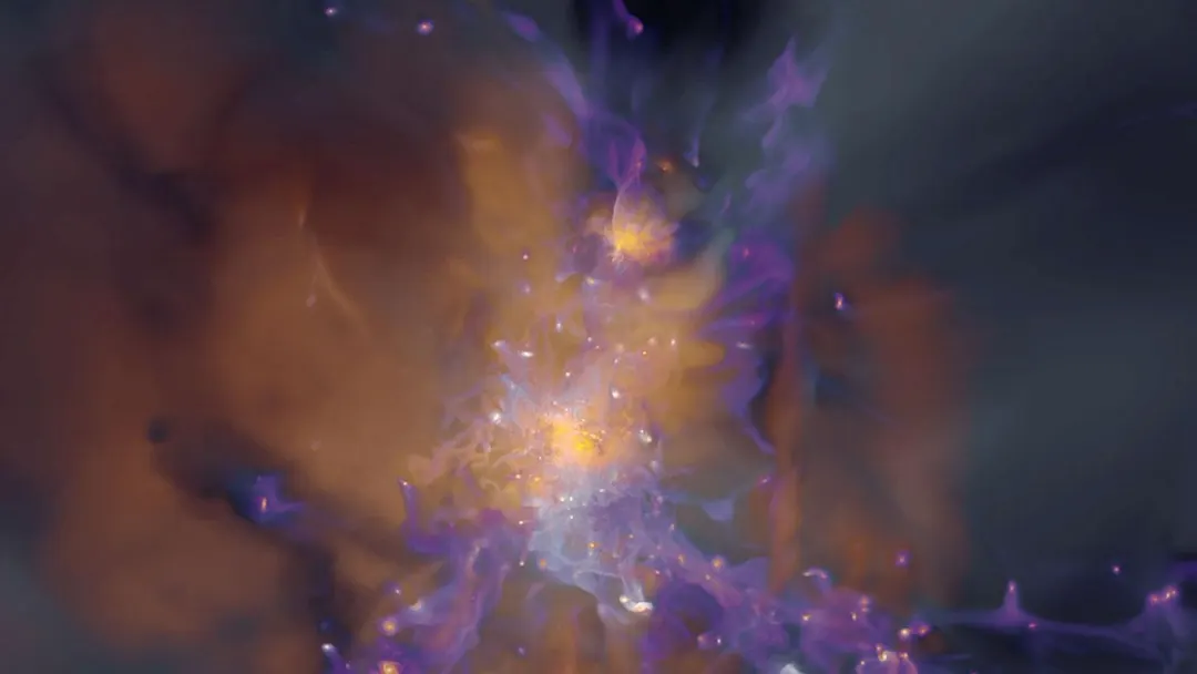 Megatron simulation: the Milky Way formed from thousands of galaxies