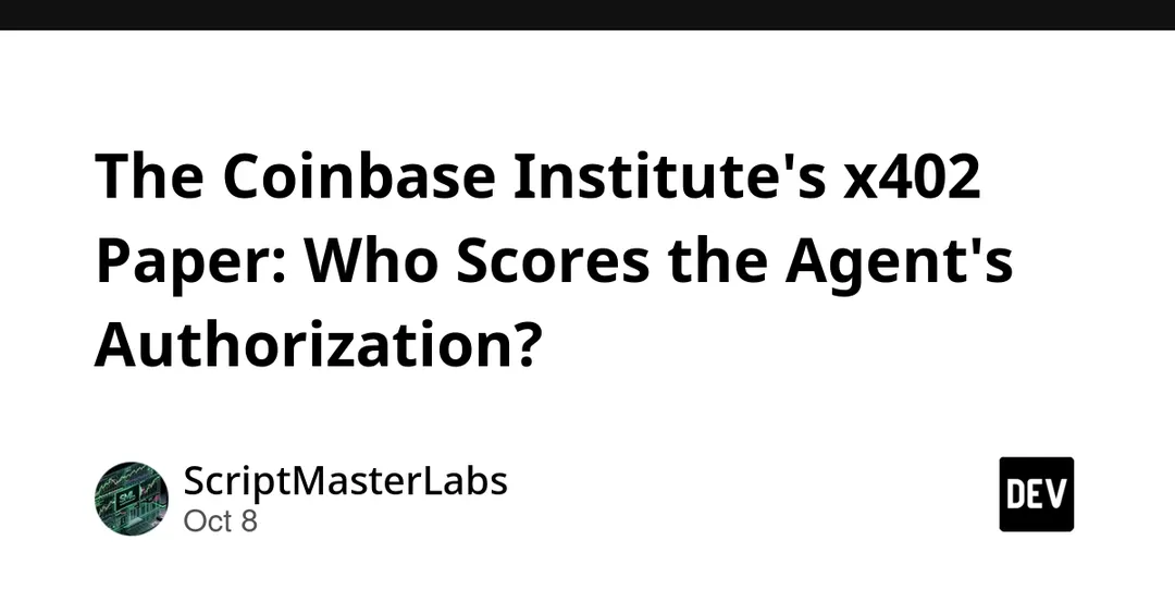 Coinbase Institute paper details x402 agent payments