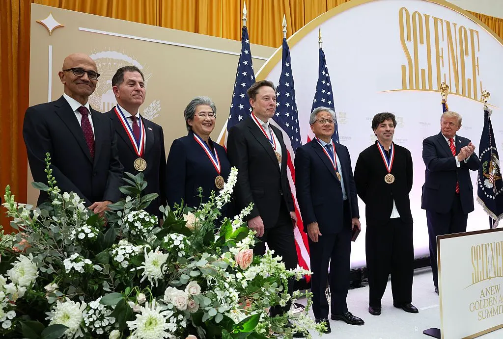 Trump awards Musk, Huang, Brin and Su the nation's top science prizes