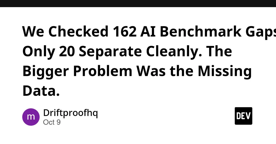 Audit of 162 AI benchmark gaps finds only 20 hold up