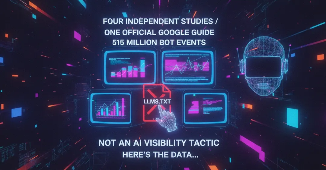 Study: llms.txt has almost no effect on AI search visibility