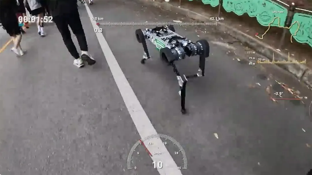 RAIBO2 becomes first quadruped robot to run a marathon on one battery charge