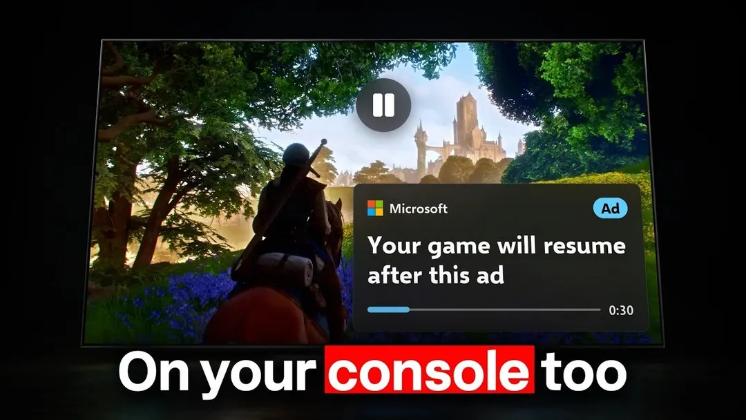 Microsoft patents ad breaks on game loading screens