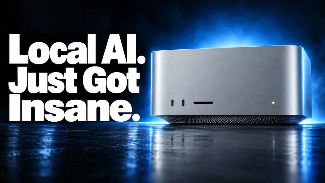 M5 Ultra Mac Studio hits 108 local AI tokens per second