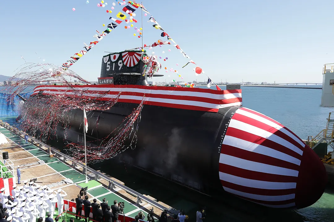 Japan launches 3,300-ton Sōgei submarine of Taigei class