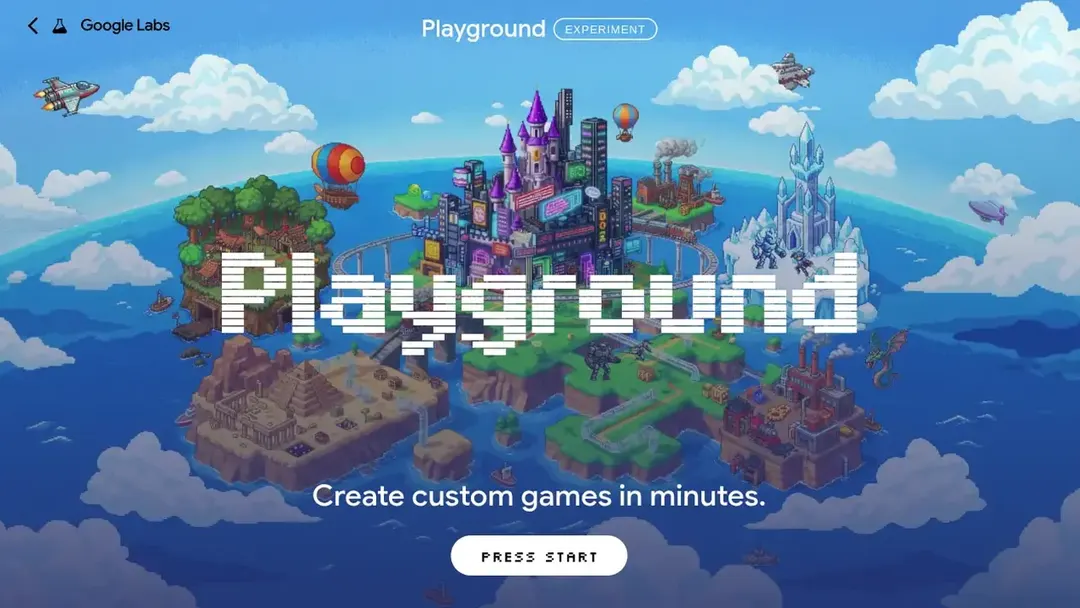 Google launches Playground to turn prompts into shareable browser games