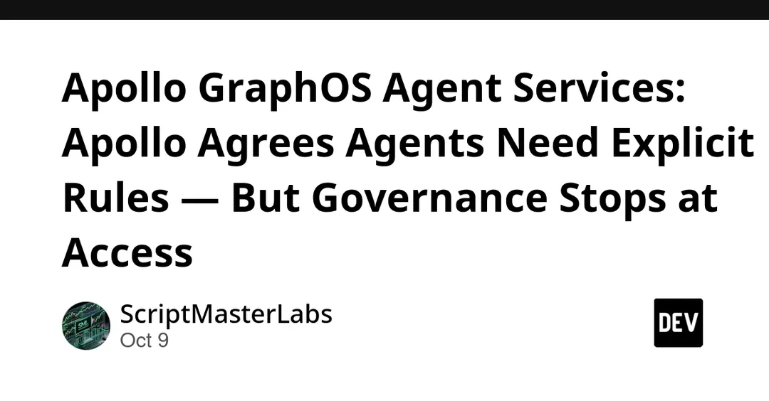 Apollo launches GraphOS Agent Services for AI agent governance