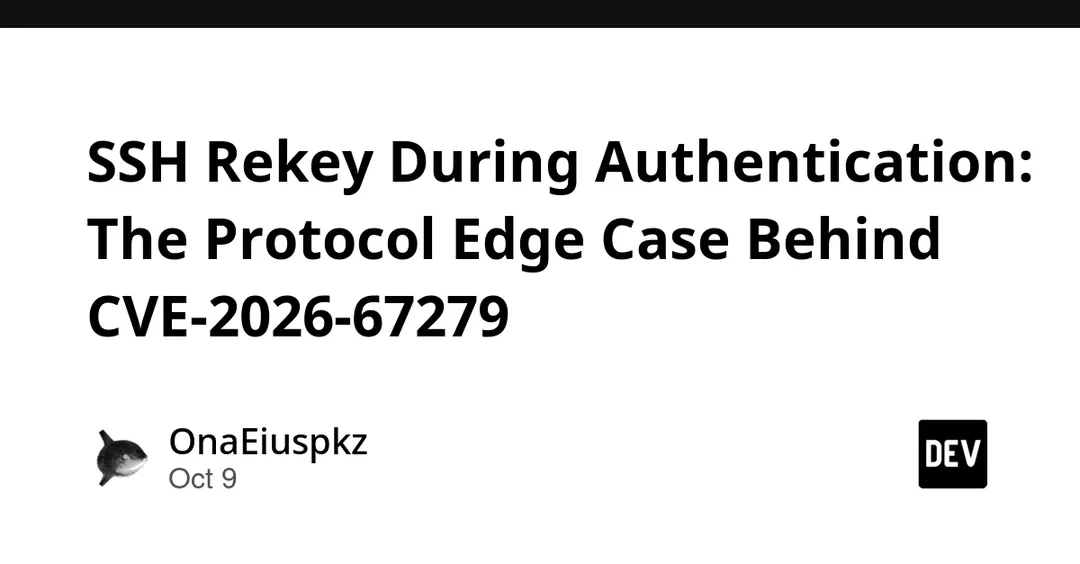 CVE-2026-67279: RouterOS SSH fails to resume auth after rekey