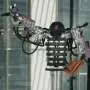 Two-armed robot throws and catches balls with human-like movements