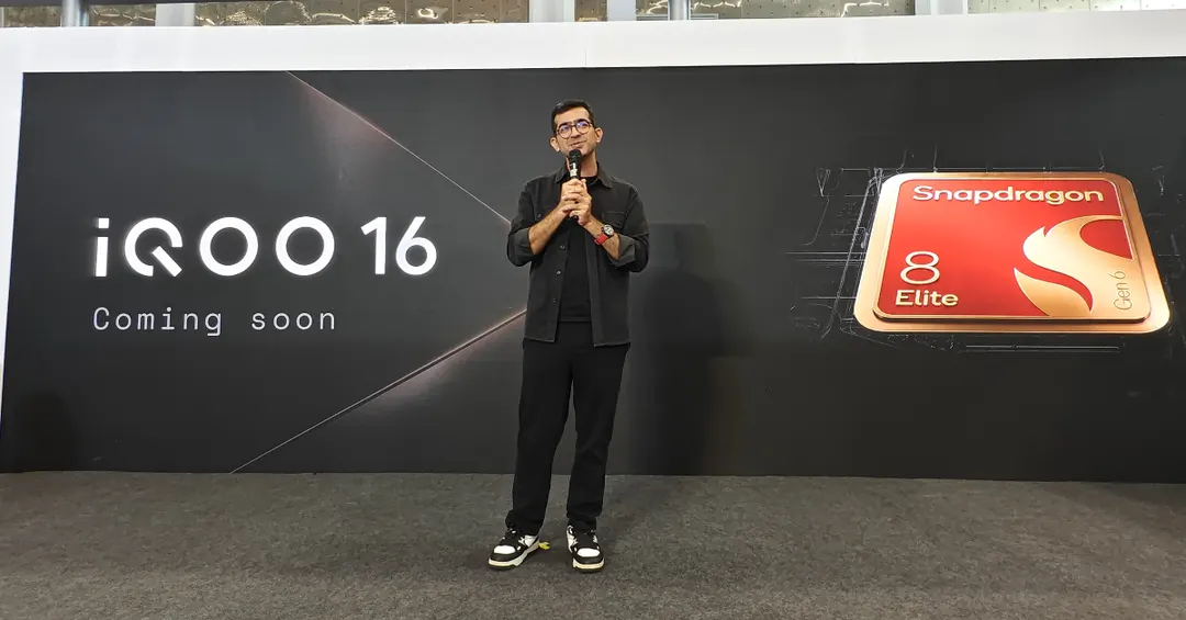 iQOO 16 debuts at IMC 2026 in India