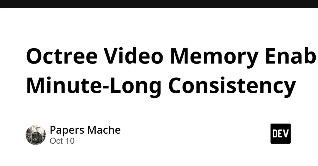 GEAR octree memory enables minute-long video consistency