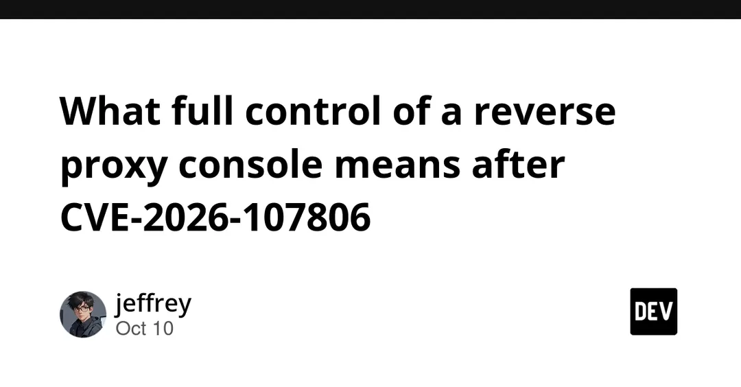 Nginx UI RCE flaw CVE-2026-107806 rated 9.4 Critical