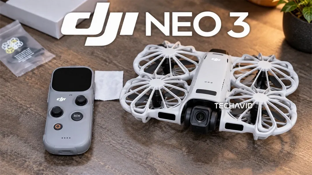 DJI Neo 3 unboxing reveals 1/1.1-inch camera sensor