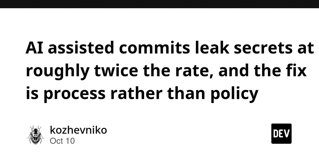 GitGuardian: AI-assisted commits leak secrets at twice the rate