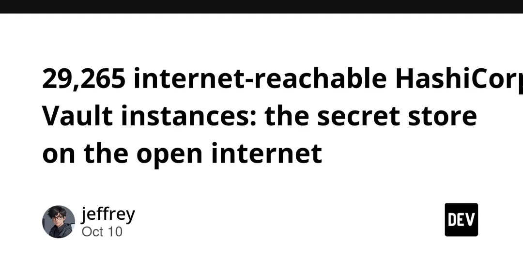 ZoomEye finds 29,265 internet-reachable HashiCorp Vault instances