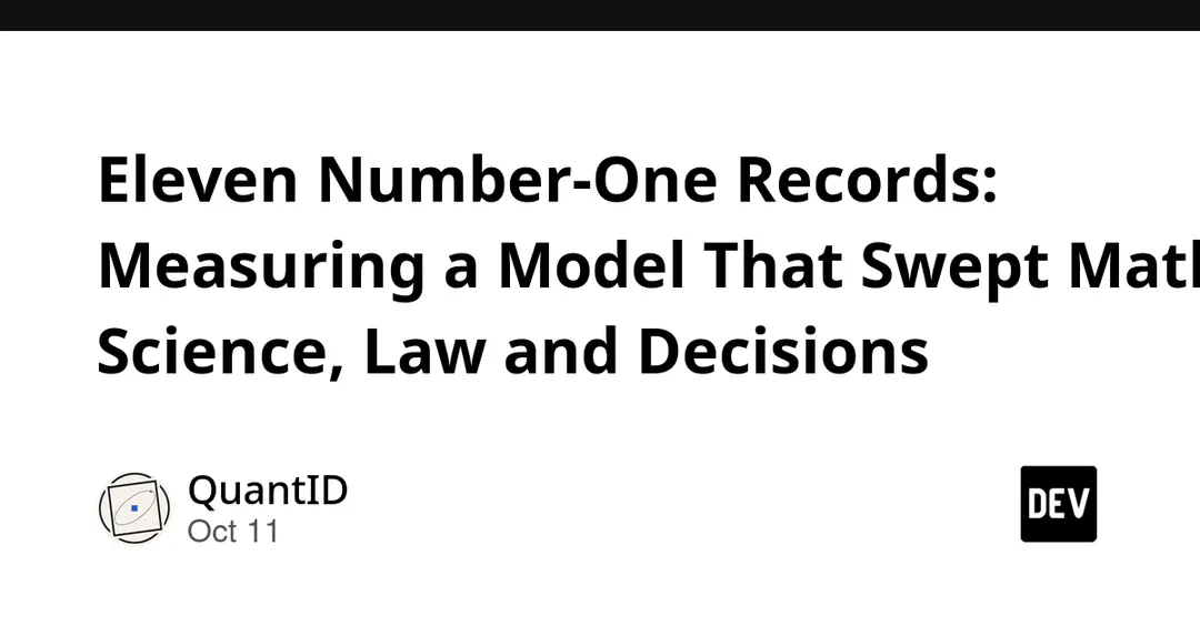 Model family holds eleven number-one benchmark records