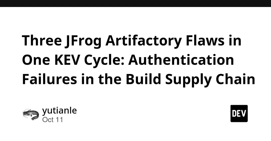 Three JFrog Artifactory Flaws Added to CISA KEV Catalog