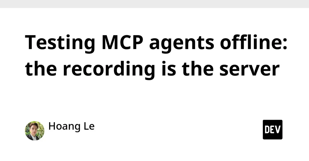 mcp-cassette turns a recorded MCP session into an offline test server