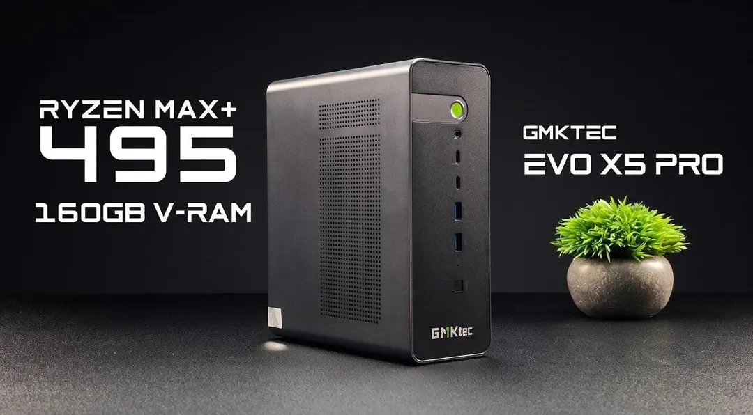 GMKtec EVO X5 Pro mini PC packs 192GB memory and up to 160GB VRAM