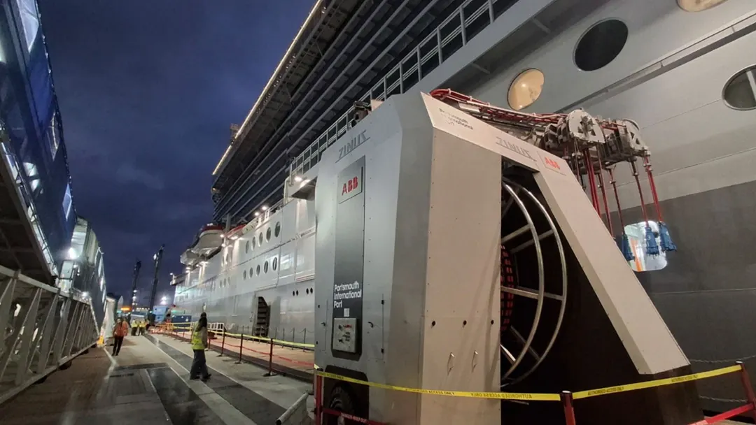 Portsmouth shore power: cleaner ships, but higher bills than onboard generators