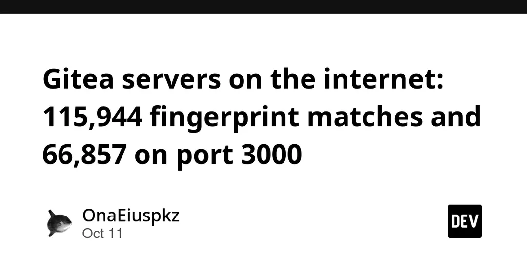 ZoomEye finds 115,944 Gitea servers exposed online
