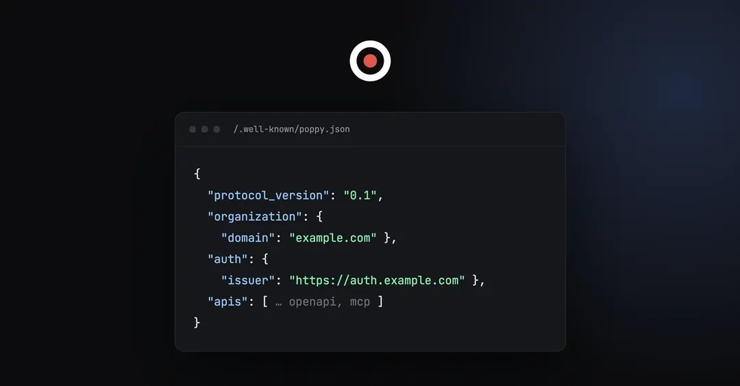Personal Agent Protocol draft 0.1 and the poppy.json discovery file