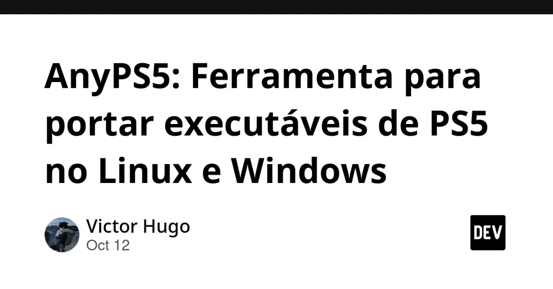 AnyPS5 tool ports PS5 executables to Linux and Windows