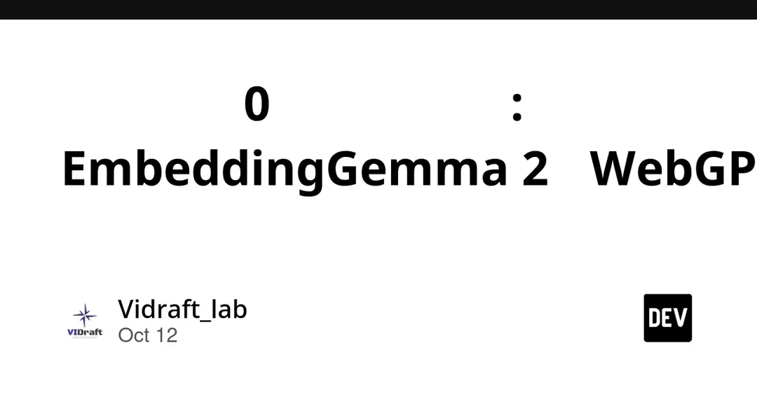 Decide Live runs multimodal decisions in-browser on EmbeddingGemma 2 and WebGPU with zero tokens