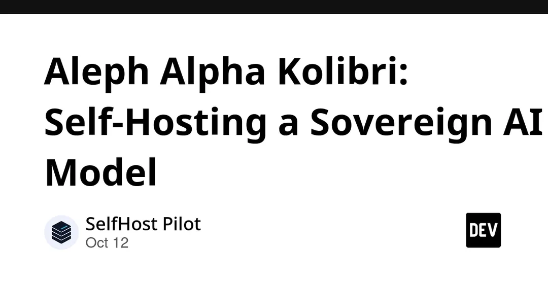 Aleph Alpha releases open weights of 78B-parameter Kolibri model