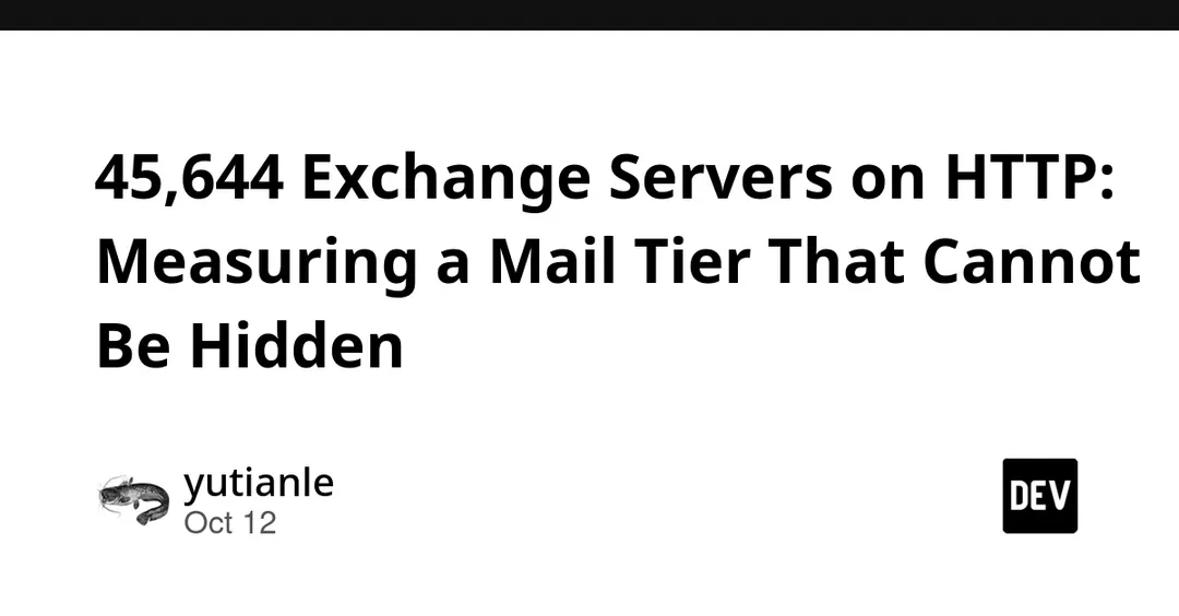 ZoomEye Finds 45,644 Exchange Servers Exposed on HTTP