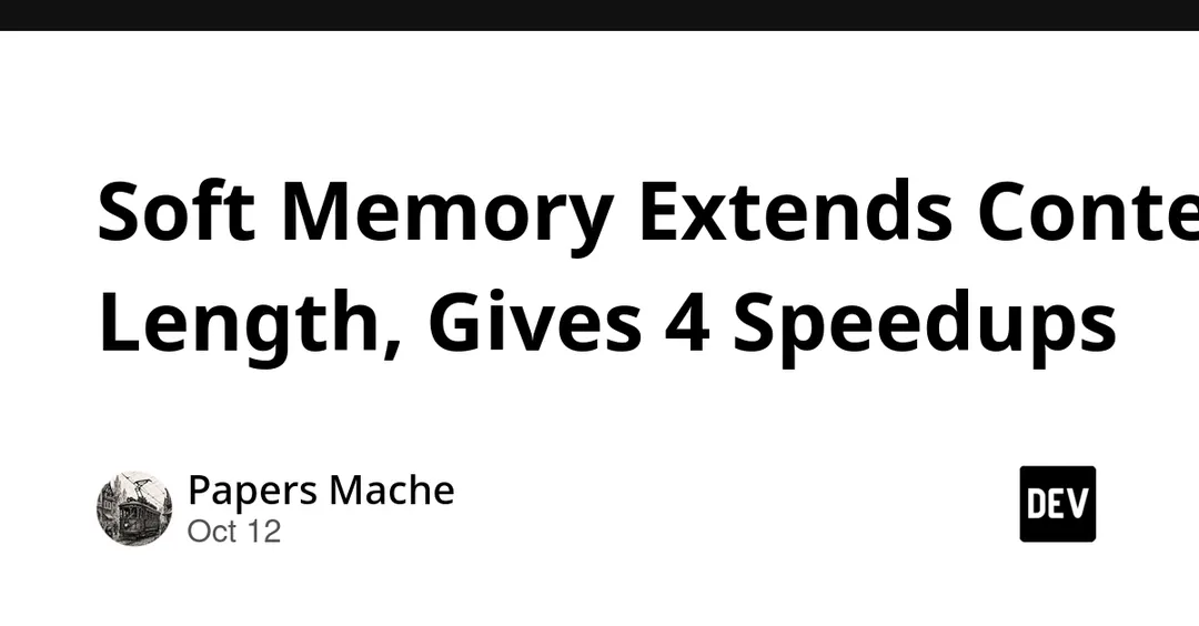 MemFold: 256-vector soft memory doubles context and speeds up inference