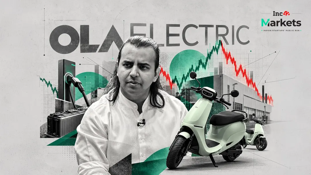 Bhavish Aggarwal pledges 4.32% of Ola Electric again to fund Krutrim