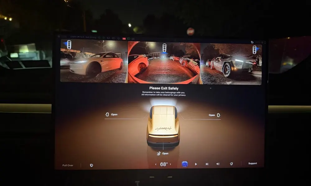 Tesla to add on-demand camera views to mirrorless Cybercab