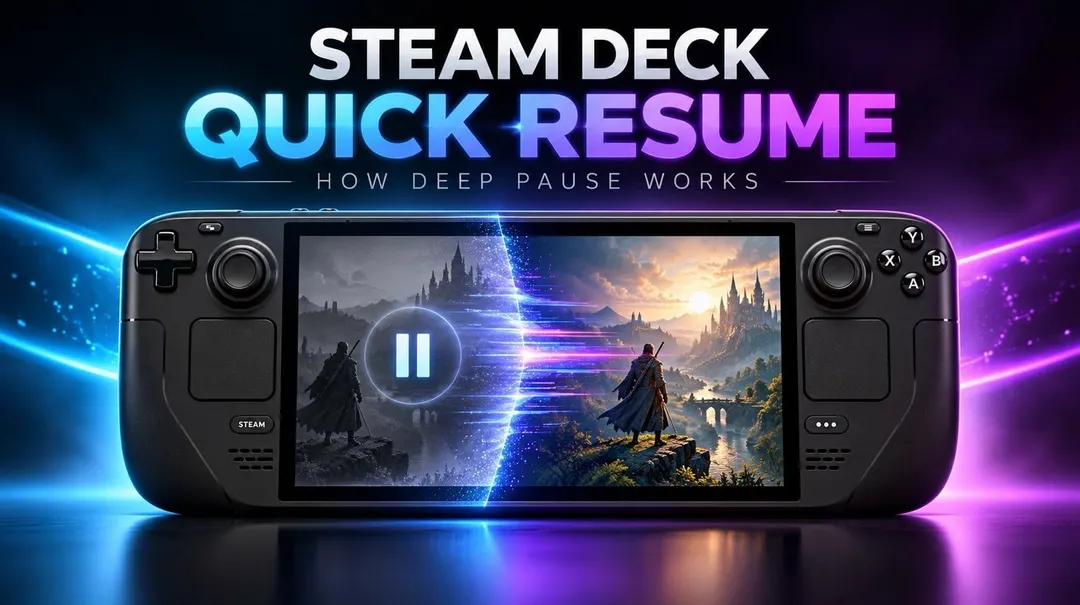 Valve is developing Deep Pause for Steam Deck, a rival to Xbox Quick Resume