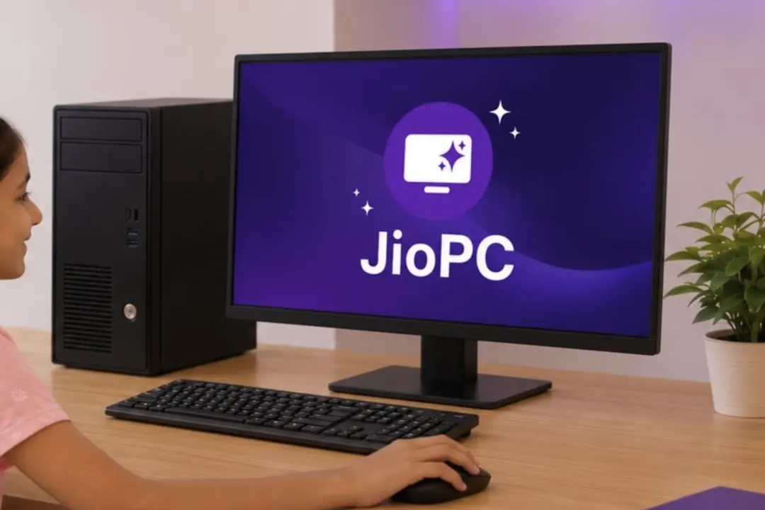 JioPC cloud computer showcased at IMC 2026 from Rs 500 per month