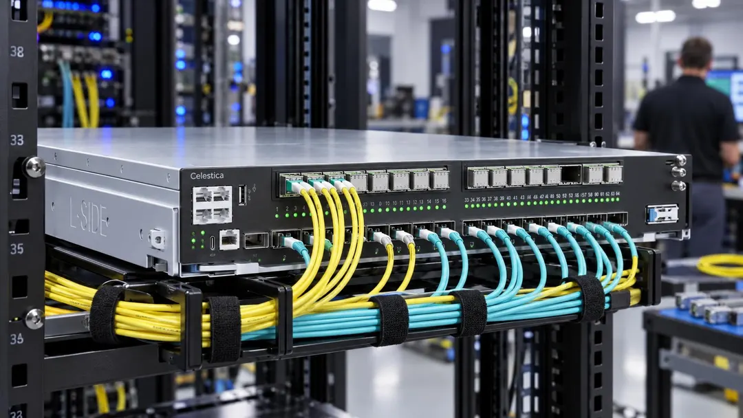Celestica unveils DS6005 co-packaged optics switch with 102.4Tbps capacity