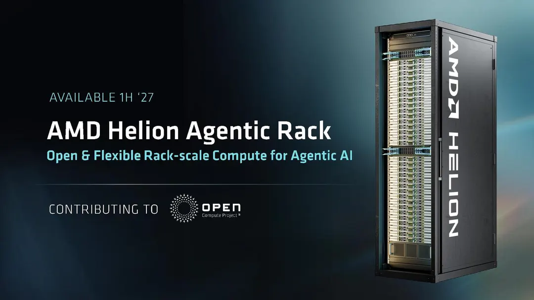 AMD debuts Helion reference rack for agentic AI servers