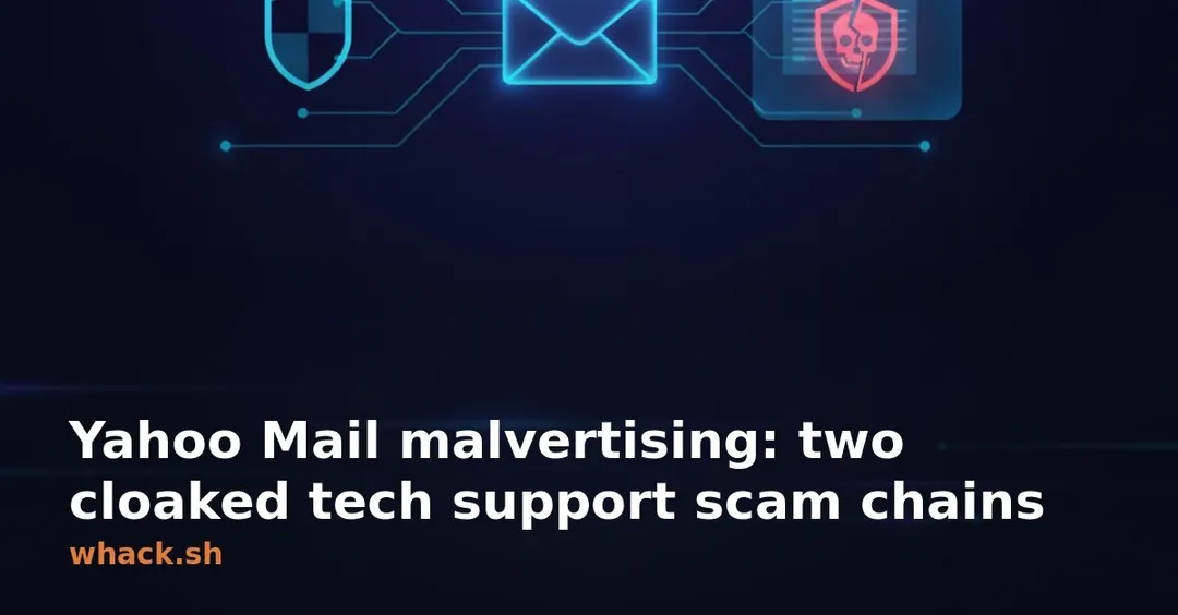 Yahoo Mail served malvertising with fake Microsoft security alert