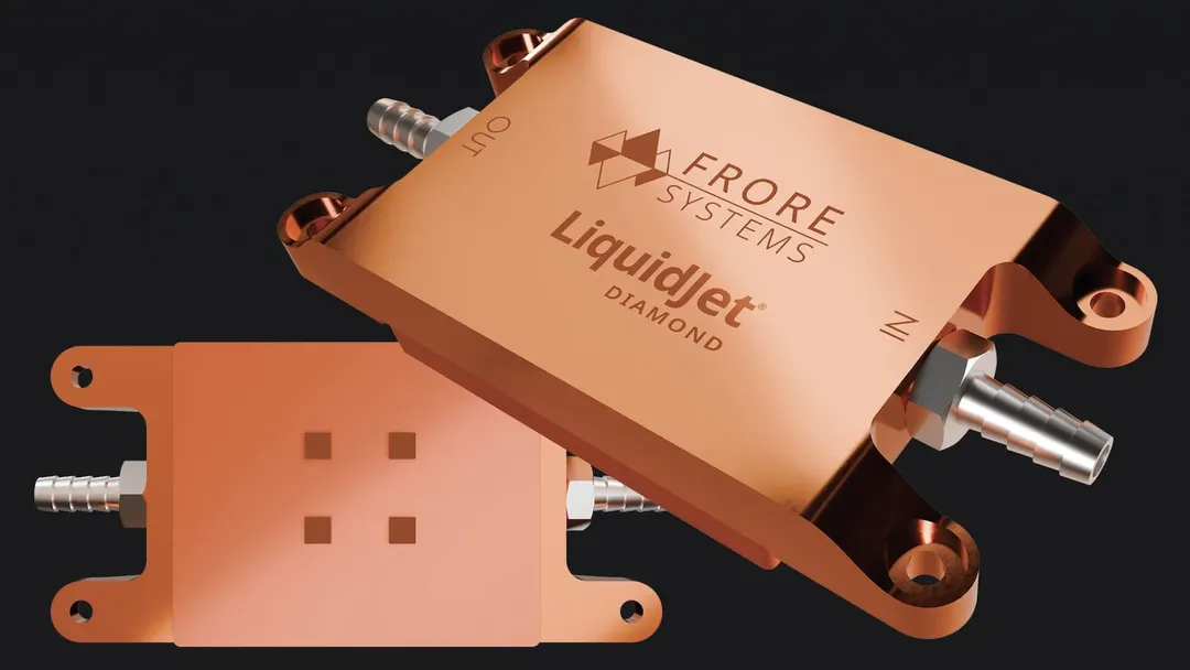 Frore Systems unveils LiquidJet Diamond coldplates with diamond heat spreaders