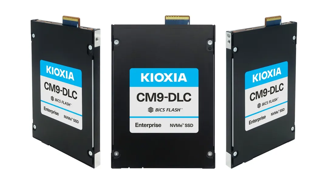 KIOXIA CM9-DLC adds direct liquid cooling to dual-port E3.S SSDs up to 30.72TB