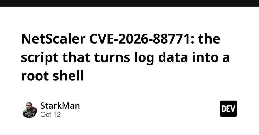 Citrix patches NetScaler CVE-2026-88771: root RCE via log data