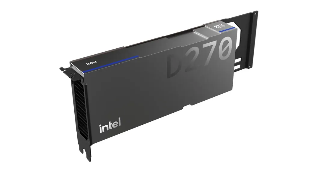 Intel GPU D-Series Packs 480GB LPDDR5X and 1.3 PFLOPS FP8 into a 350W PCIe Card