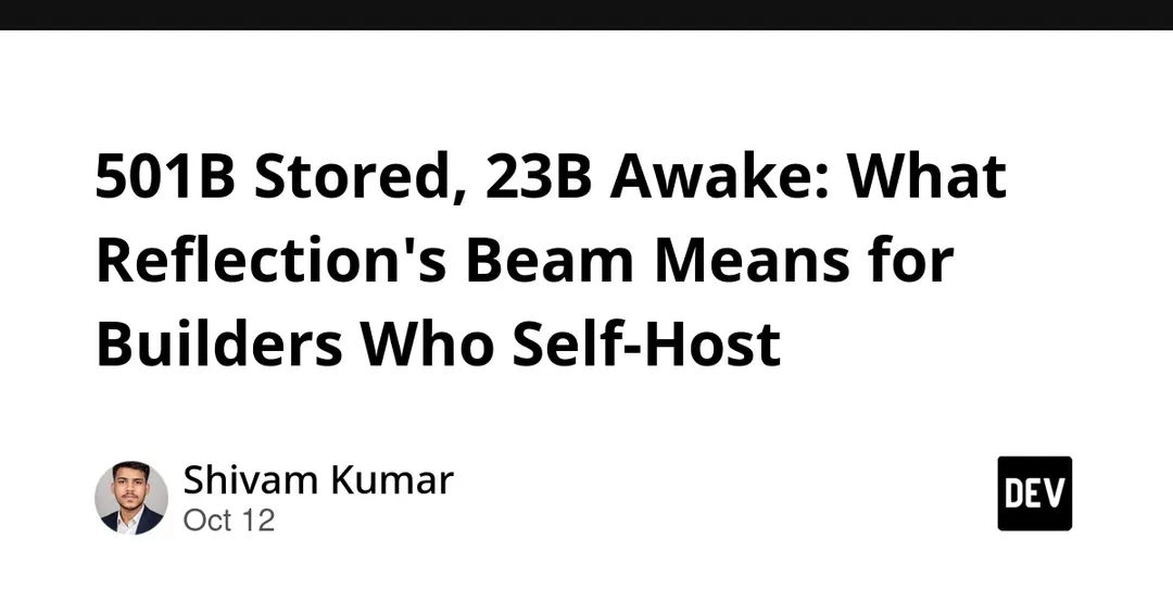 Reflection AI unveils Beam: 501B-parameter open MoE with 1M context