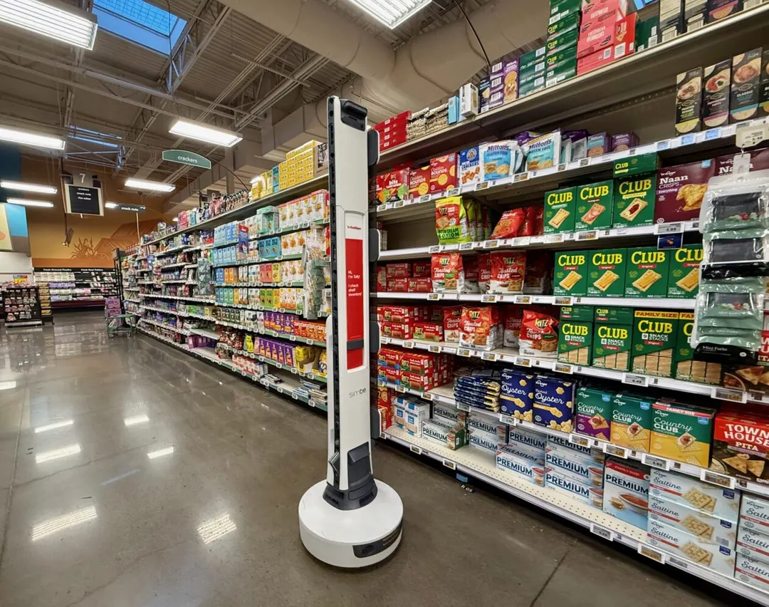 Autonomous robot Tally scans shelves at Seattle Fred Meyer store