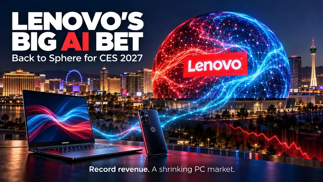 Lenovo to host Tech World @ CES 2027 at Sphere on January 6