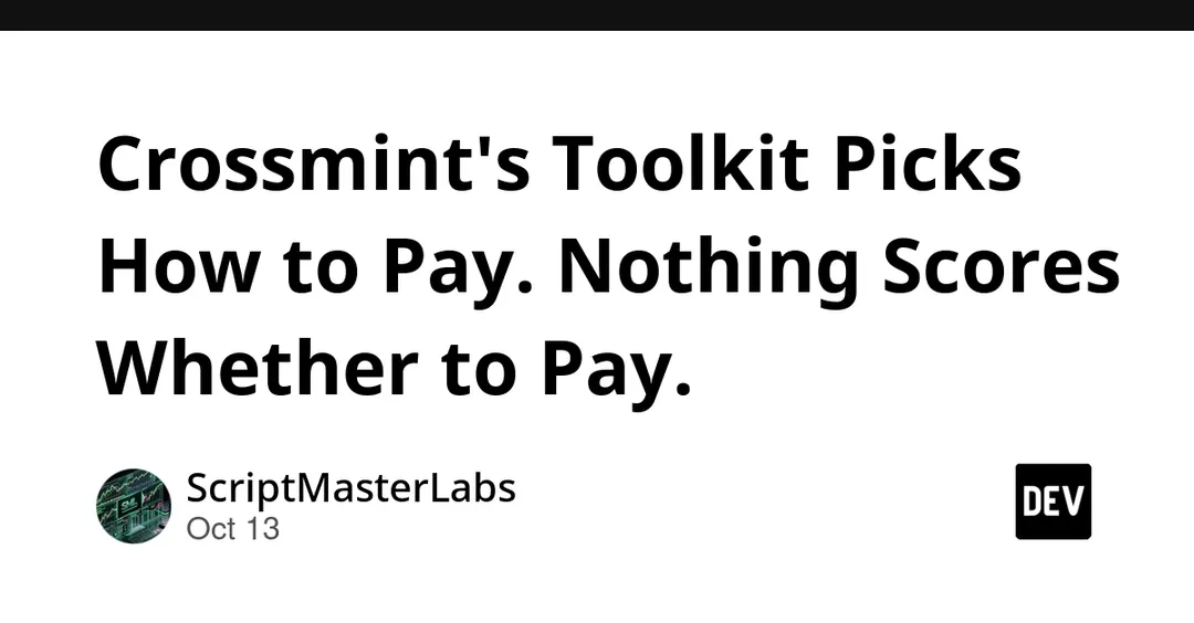 Crossmint launches Agent Commerce Toolkit for AI agent payments