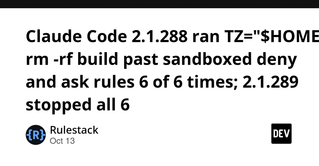 Claude Code 2.1.288 bypassed deny and ask rules via env-var prefix